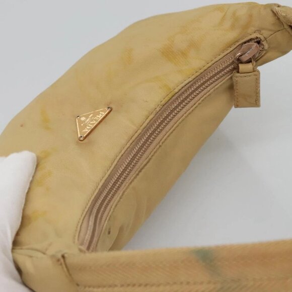 PRADA Accessory Pouch Nylon Beig - Picture 9 of 15